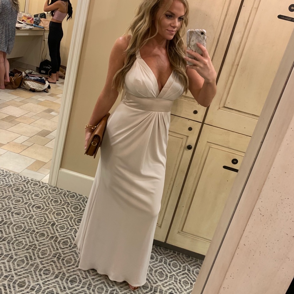 Vera Wang White Collection Dress in Champagne